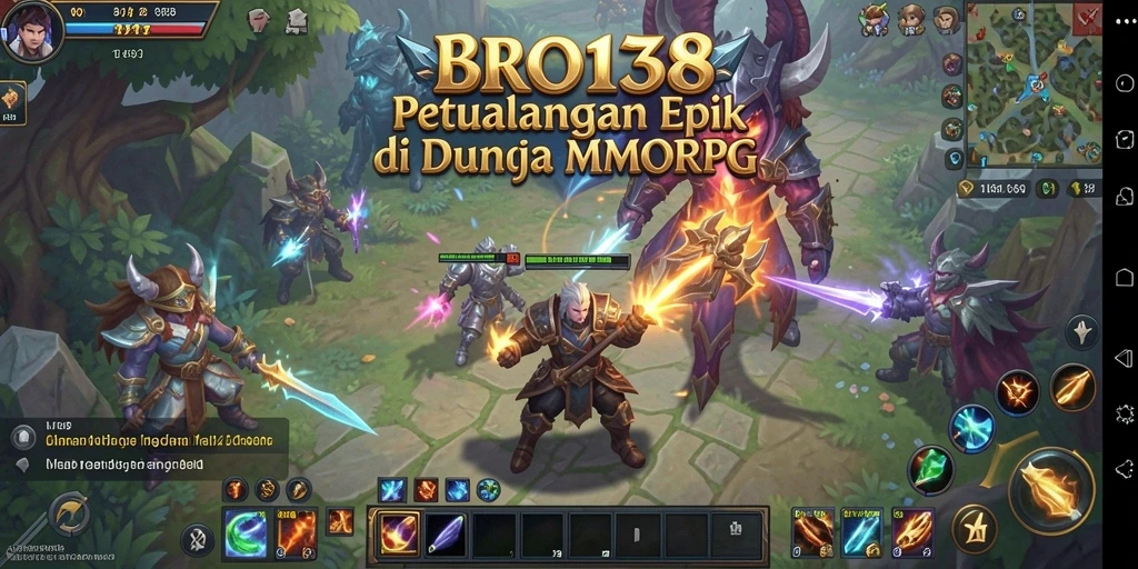 Tampilan gameplay BRO138 yang menakjubkan dan seru.