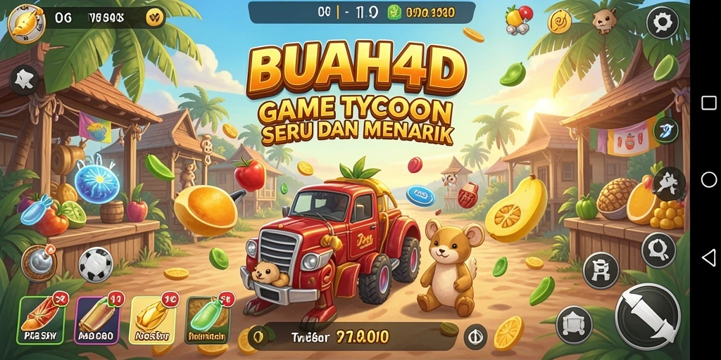 Screenshot menampilkan gameplay seru dan grafis BUAH4D.