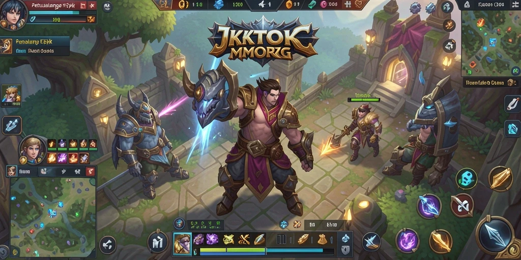Screenshot JKTOK yang menampilkan pertarungan seru dalam gameplay MMORPG.