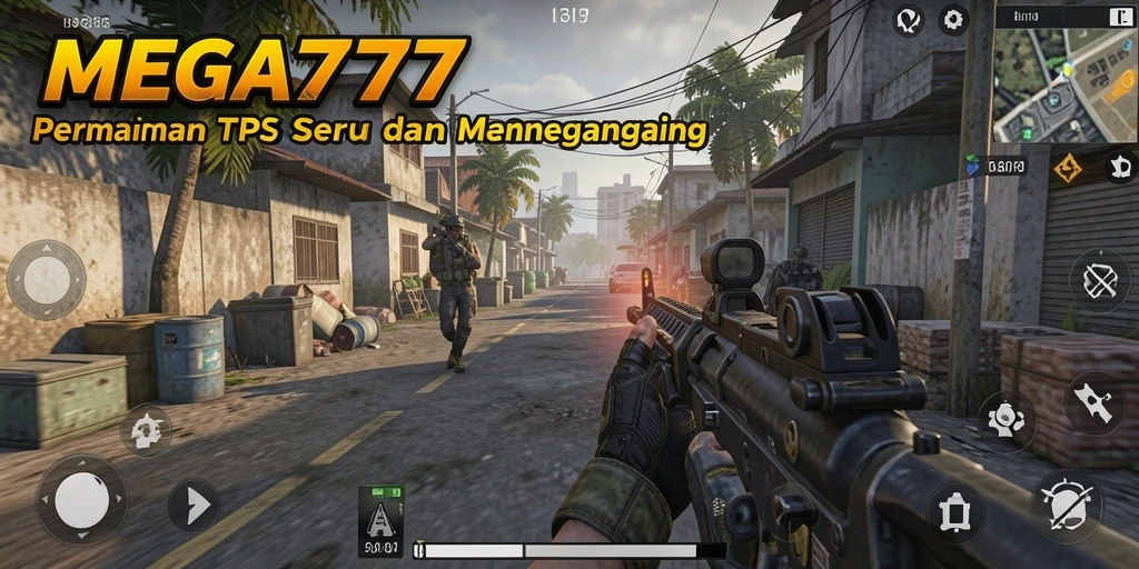 Screenshot gameplay MEGA777 menampilkan pertempuran yang intens dan grafis yang mengagumkan.