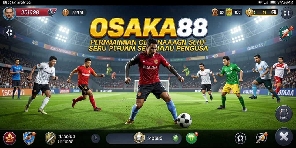 Tampilan seru gameplay olahraga di OSAKA88 dengan grafis menawan.