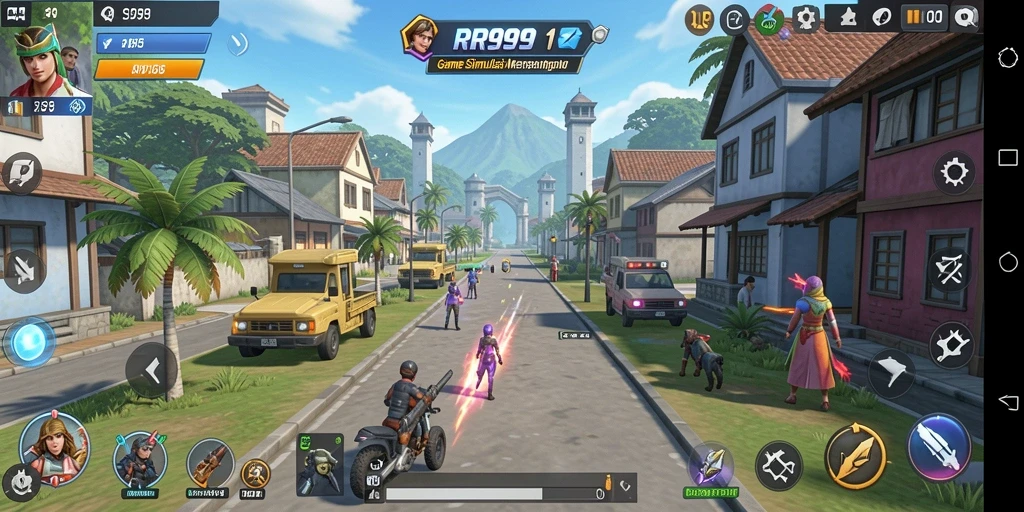 Gameplay menarik dari RR999 dengan grafis memukau dan interaksi yang dinamis.