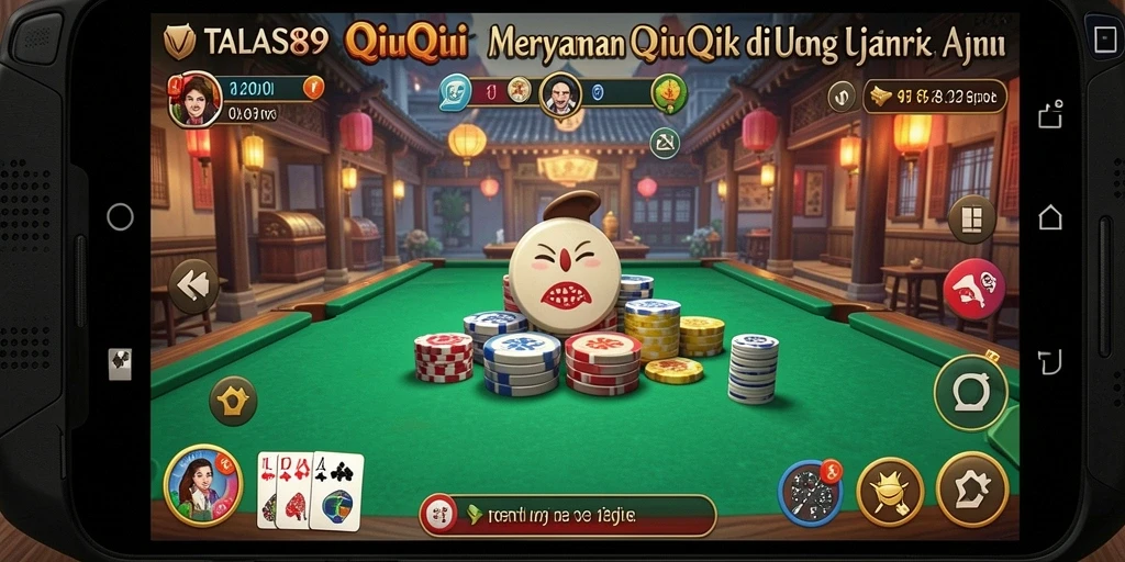 Screenshot gameplay QiuQiu TALAS89 yang menarik dan seru.
