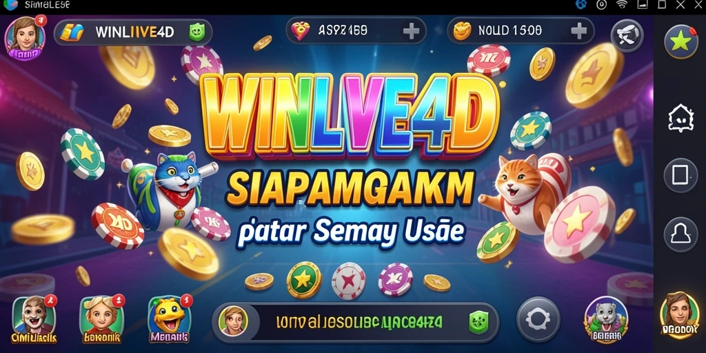 Tampilan gameplay seru dan menarik dari WINLIVE4D.